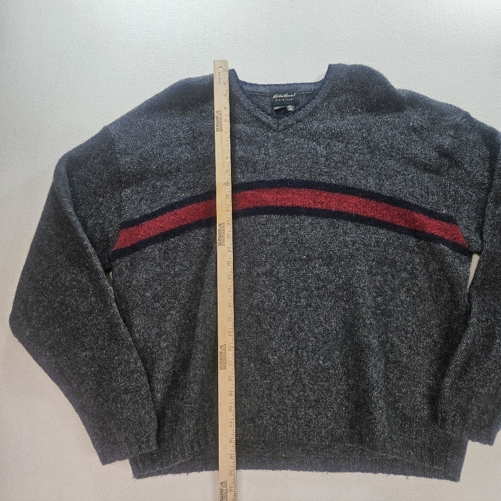 Vintage Eddie Bauer Wool Blend Sweater XXL Made in USA - Picture 5 of 8